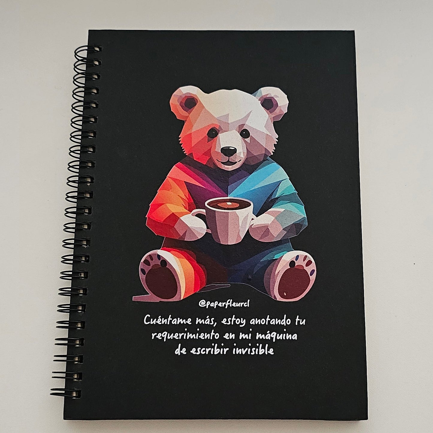 Cuaderno Oso desinteresado