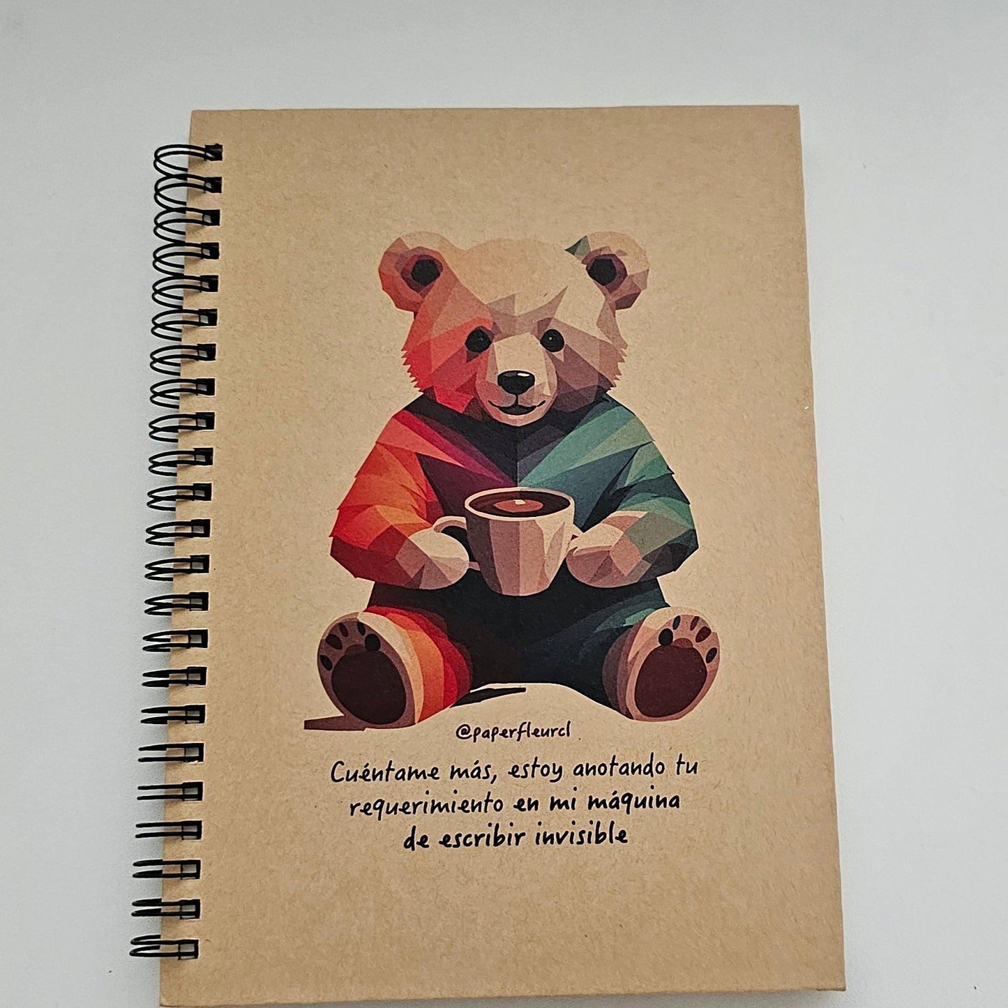 Cuaderno Oso desinteresado