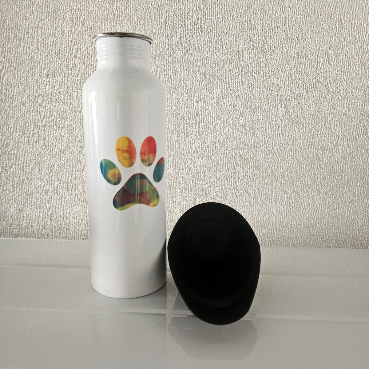 Botella de agua mascotas personalizable