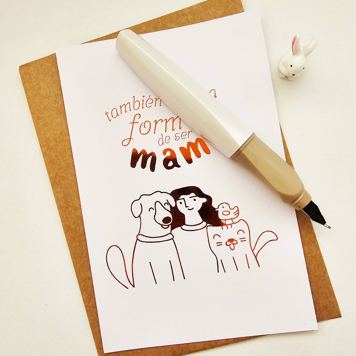Tarjeta "también es una forma de ser mamá"