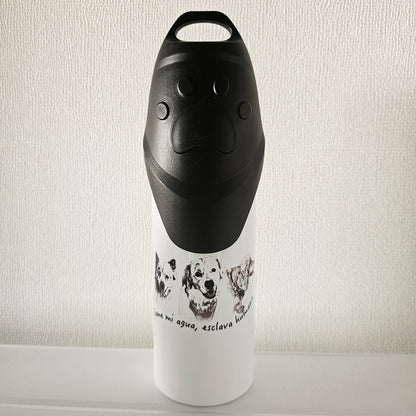 Botella de agua mascotas personalizable