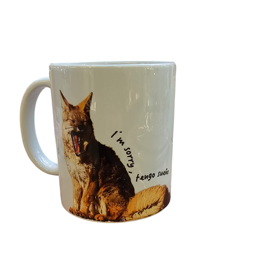 Taza zorro culpeo somnoliento