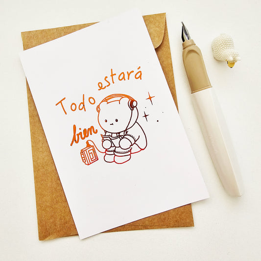 Tarjeta todo estará bien (pack 4 tarjetas)